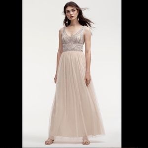 NEW BHLDN OYSTER STERLING DRESS
